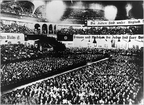 NSDAP Mass Rally at the Sportpalast in Berlin 1935